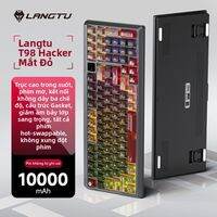LANGTU | Bàn Phím Cơ T98 Pro Trong Suốt 3 Chế Độ Gasket Mount Hotswap Pin 10000mAh