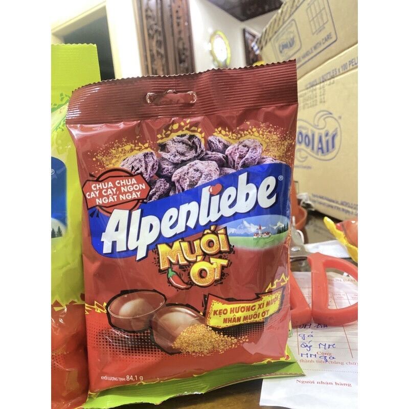 Kẹo Alpenliebe Hương Xí Muối Nhân Muối Ớt Gói 84.1g