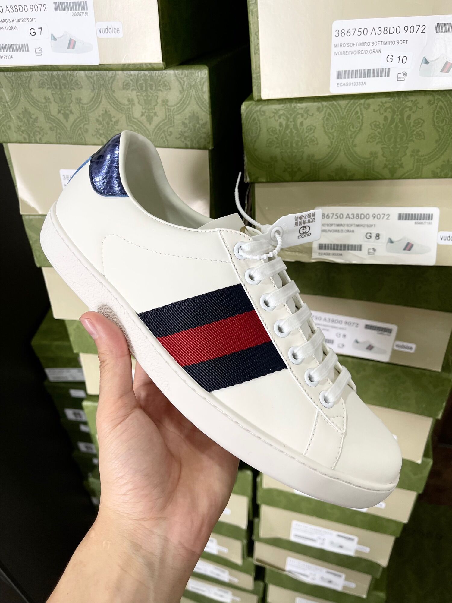 [HOT🔥] Giày sneaker nam 𝔾𝕦𝕔𝕔𝕚 3 vạch ʟɪᴋᴇ ᴀᴜᴛʜ fullbox