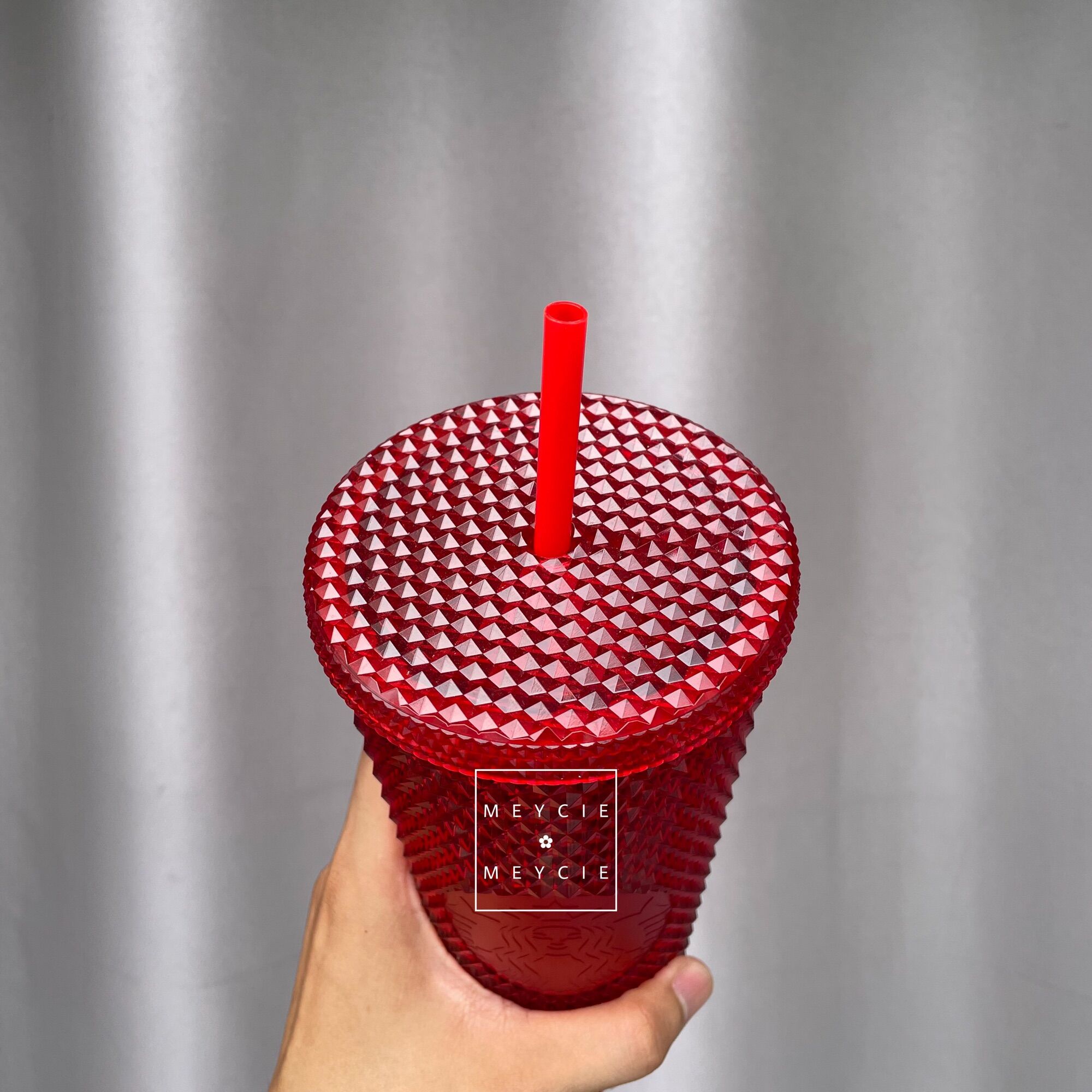 [Chính hãng] Ly Starbucks Studded Bling Red 710ml