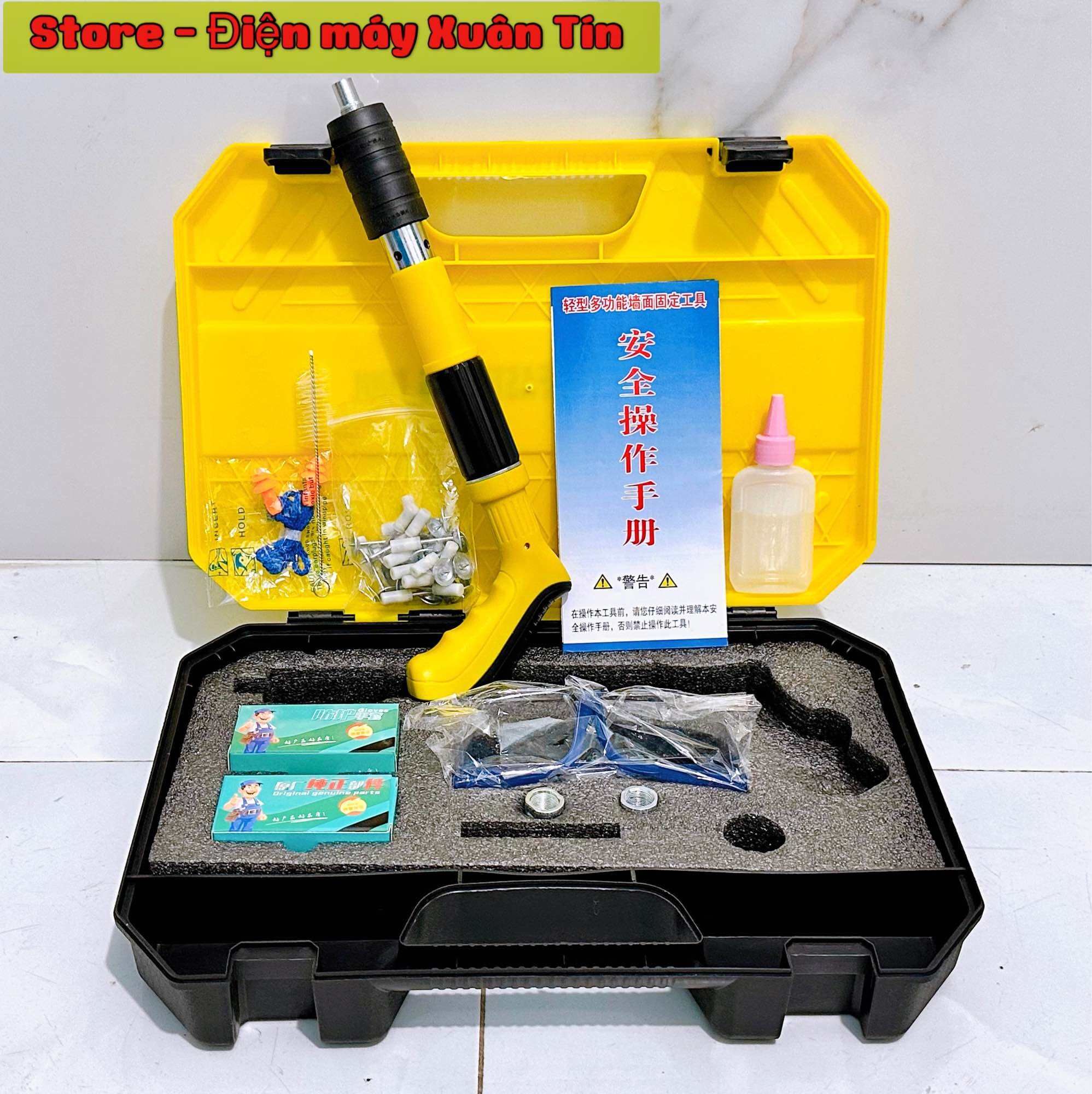 Súng bắn đinh bê tông hạt nổ