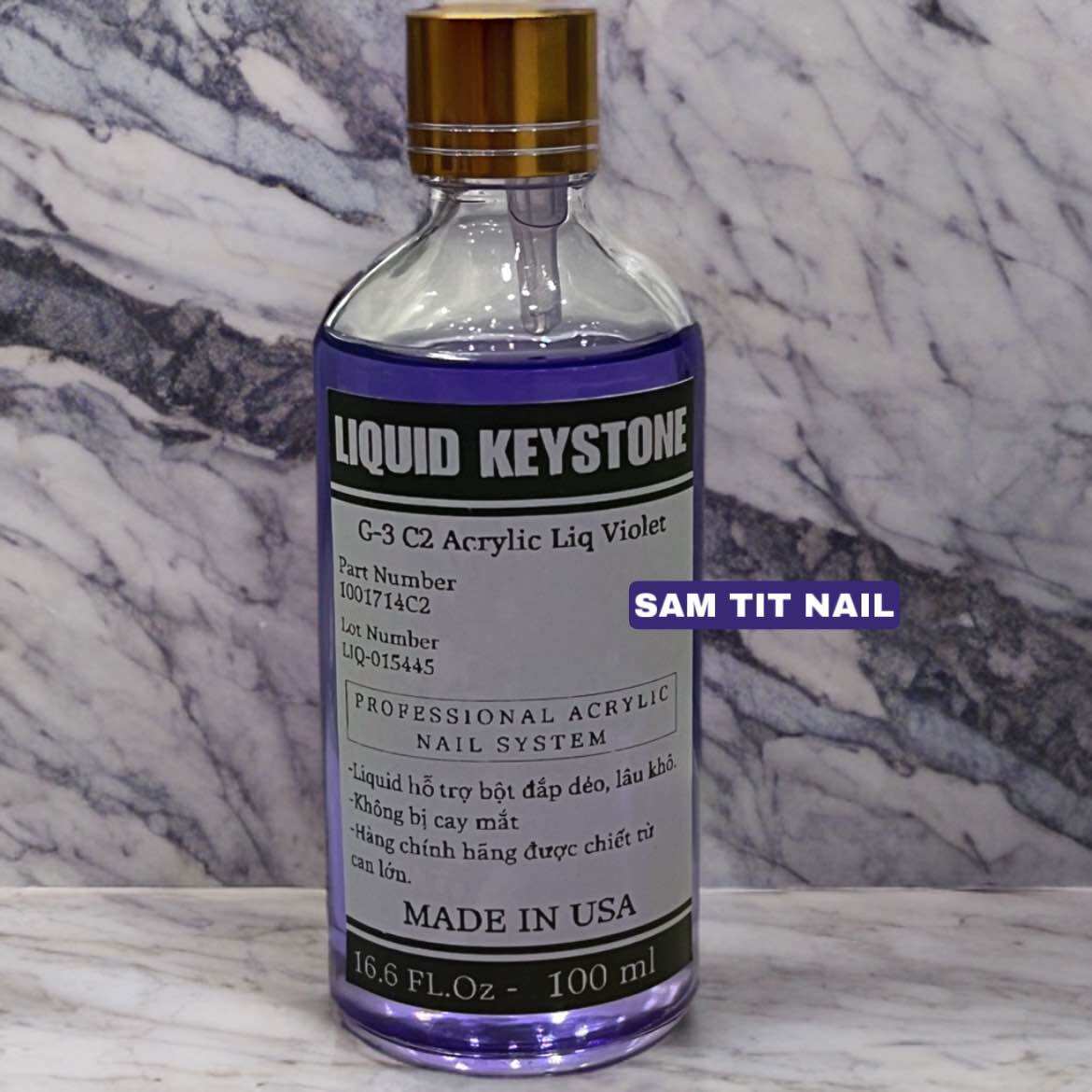 Dung dịch LIQUID Mỹ đắp móng bột 100ml hàng cao cấp chuẩn Mỹ