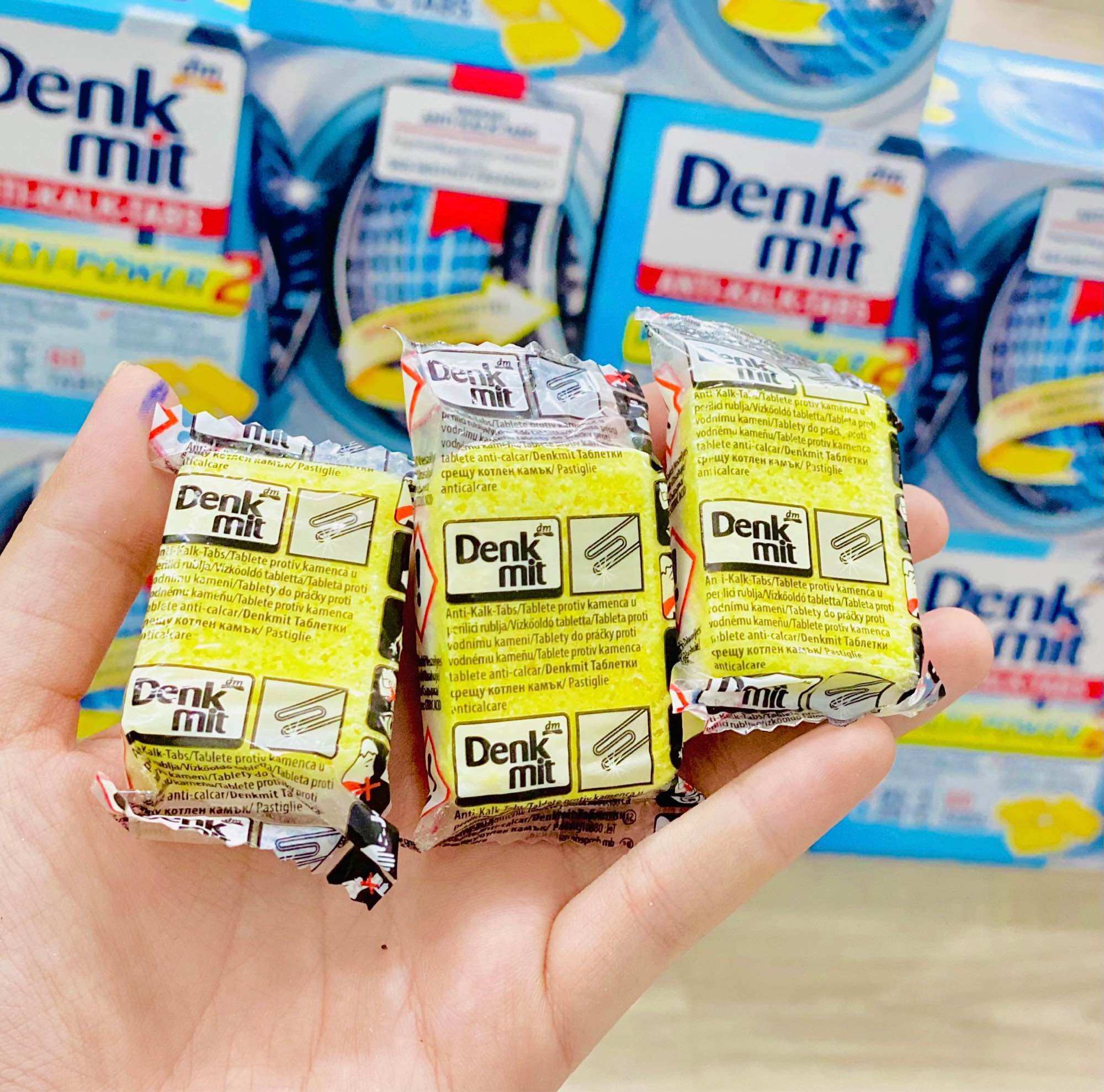 Viên tẩy lồng giặt Denkmit Đức