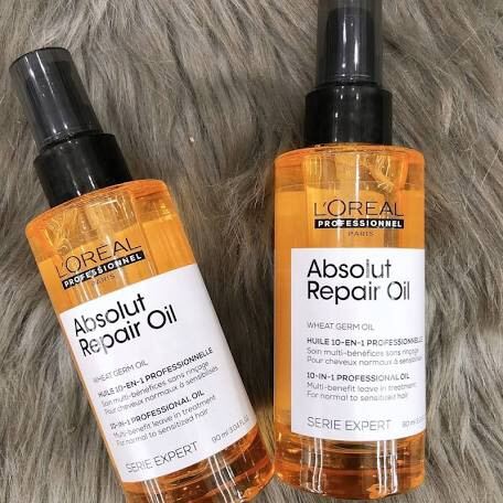 TINH DẦU DƯỠNG CHẤT DÀNH CHO TÓC KHÔ XƠ HƯ TỔN LOREAL ABSOLUTE mẫu mới 90ml