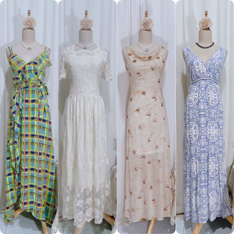 Nhiều mẫu váy đầm maxi hoa xinh xắn