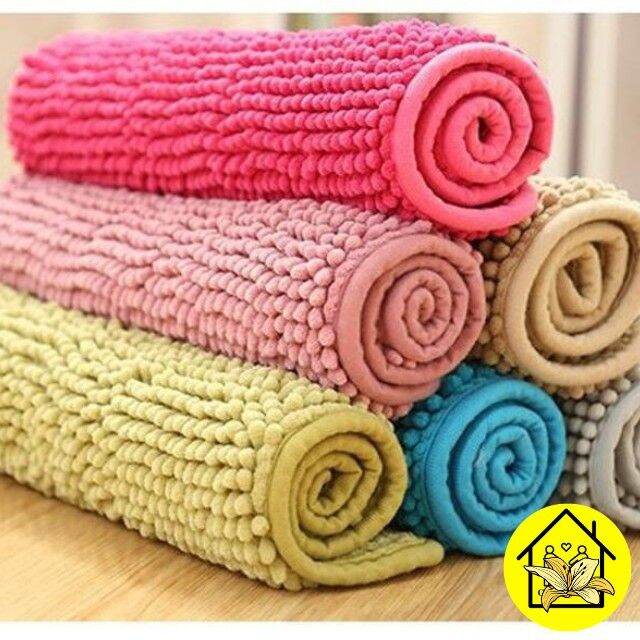 Combo of 3 Coral Dinh Doormats - Super Absorbent, Anti-Slip