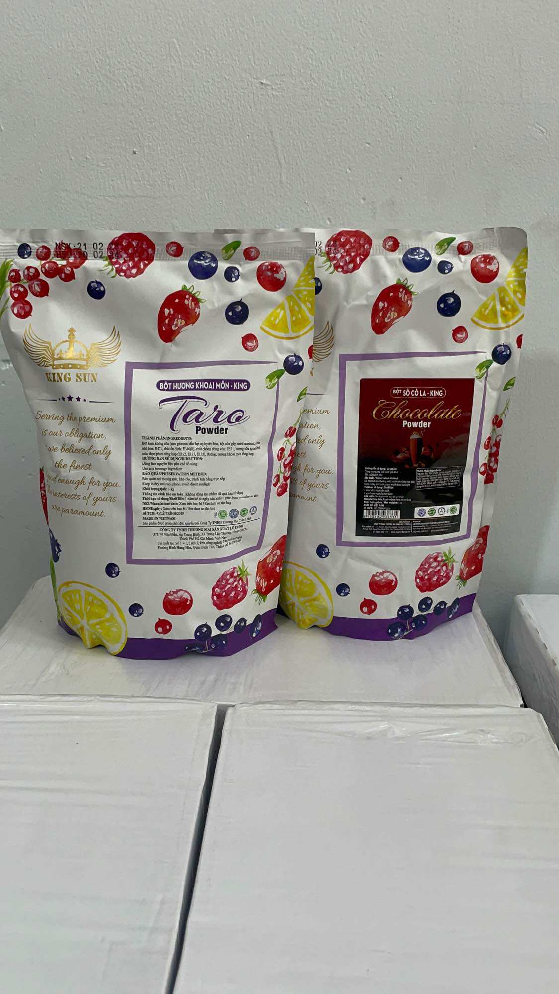 Bột pha trà sữa Khoai Môn, Socola King 1kg