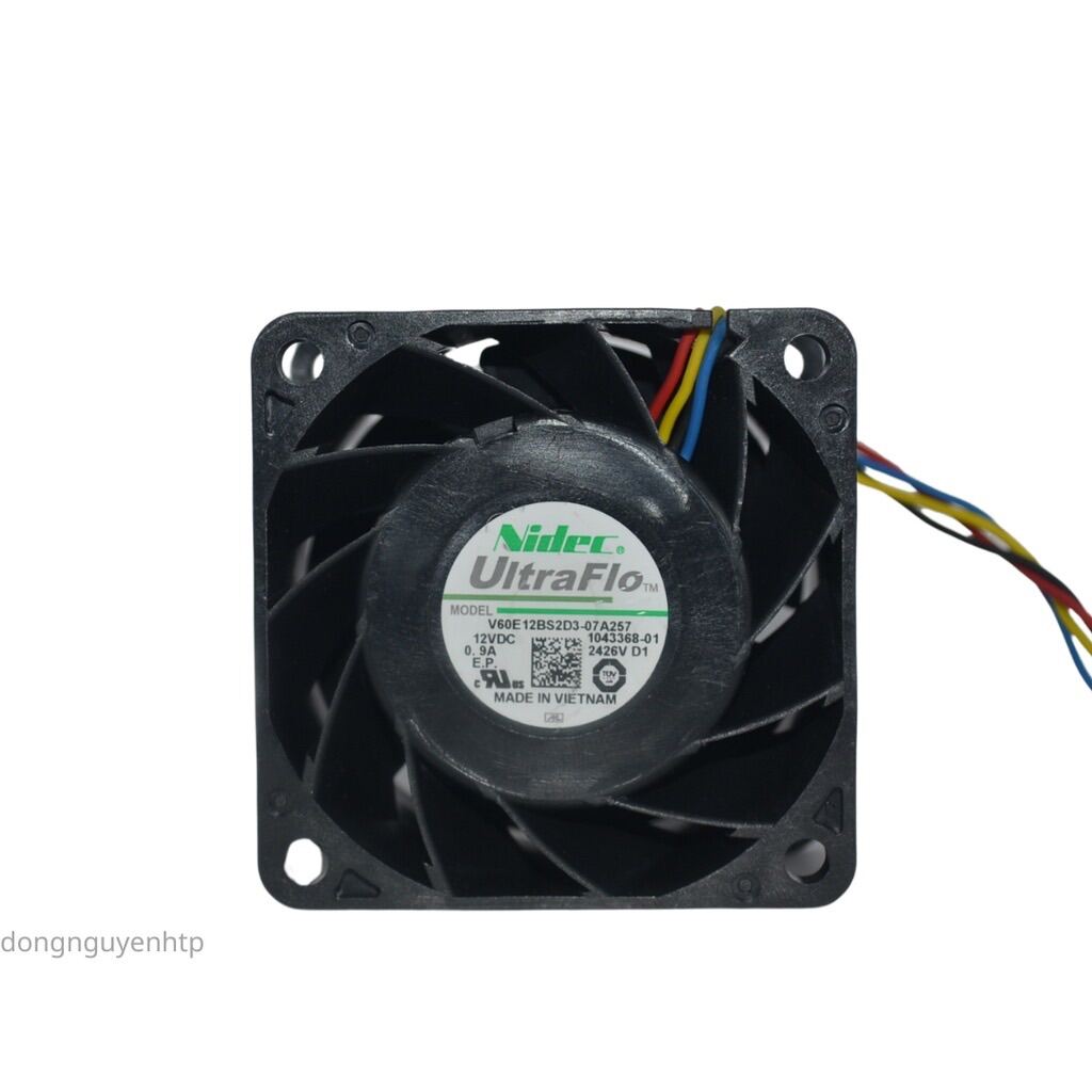 Quạt Tản Nhiệt Phản Lực 12v 0,9a 6x6x3,8 Nidec Chính Hãng