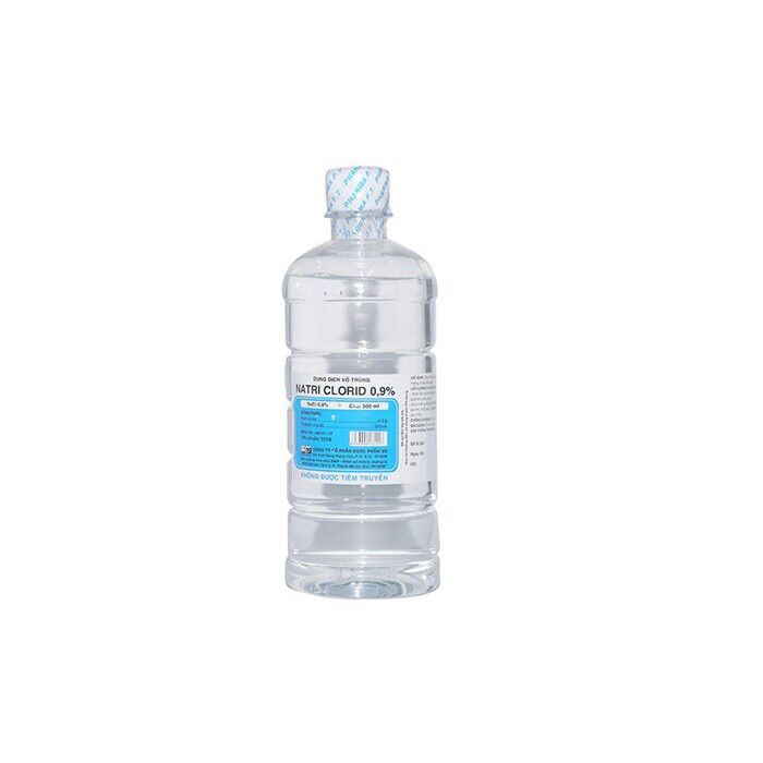 Nước Muối Vô Trùng Dược Phẩm 3/2 Chai 500ml