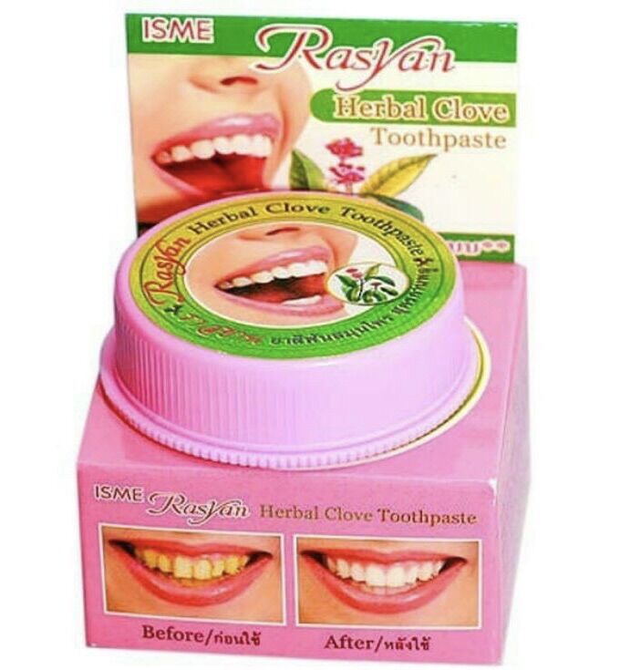 Kem trắng răng thảo dược thái lan isme rasyan herbal clove toothpaste 25g