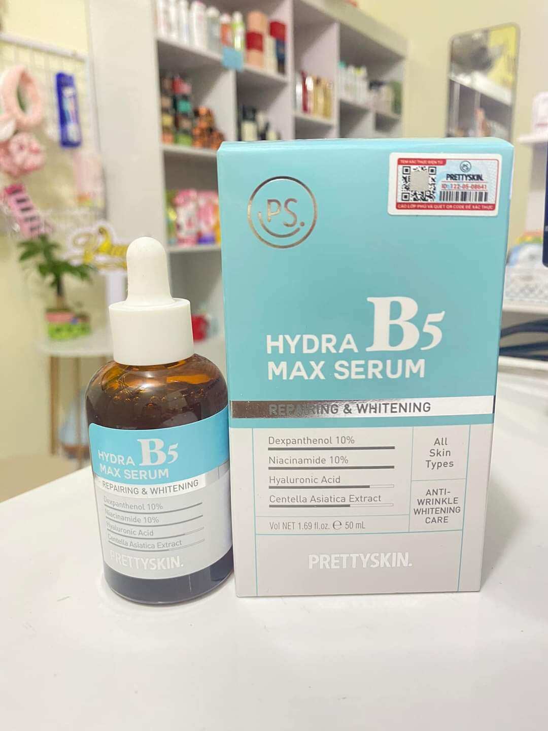 Serum B5 Prettyskin  giữ ẩm phục hồi da