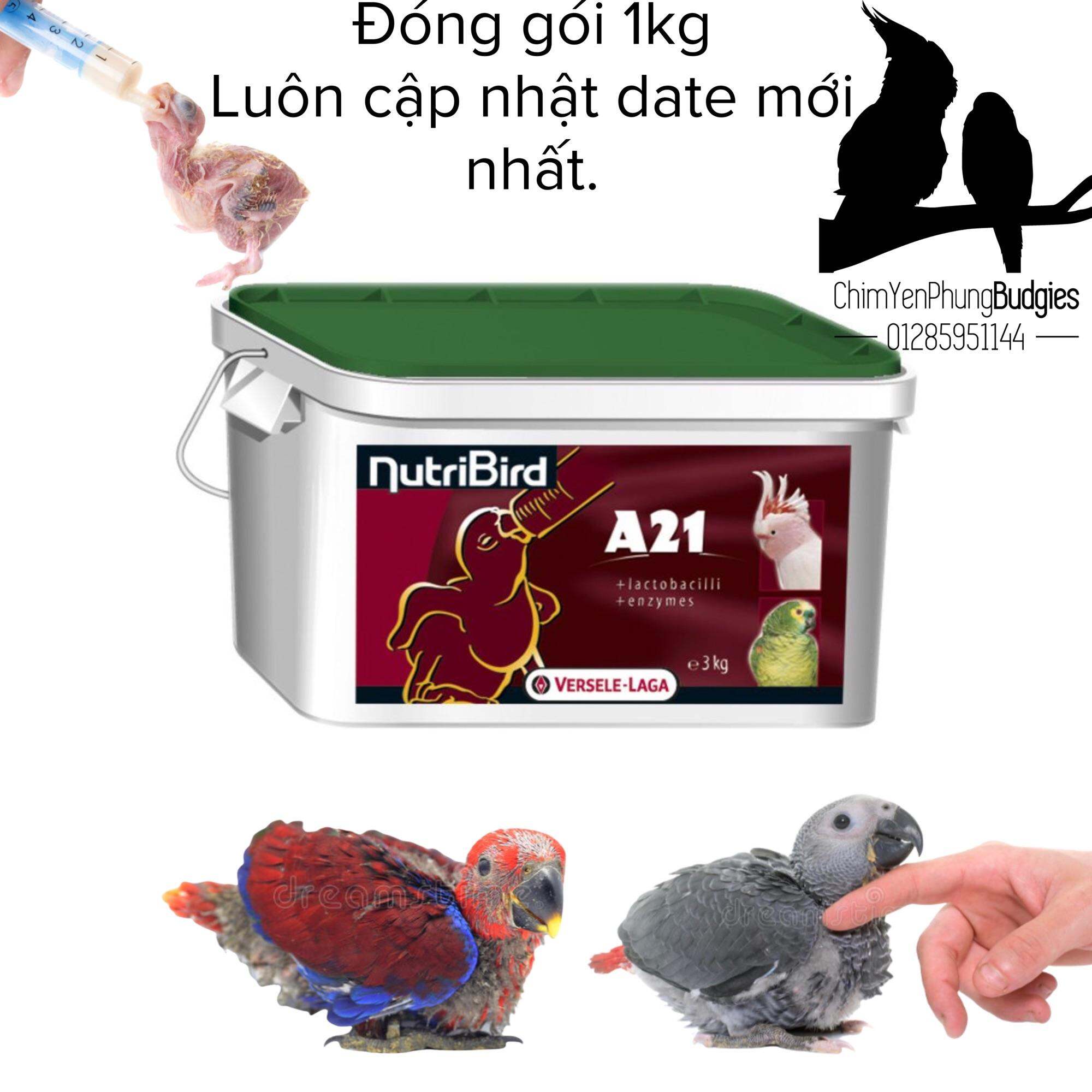 1kg bột NutriBird A21 dinh dưỡng cho vẹt non. XUẤT XỨ: BỈ - date: 3/2023