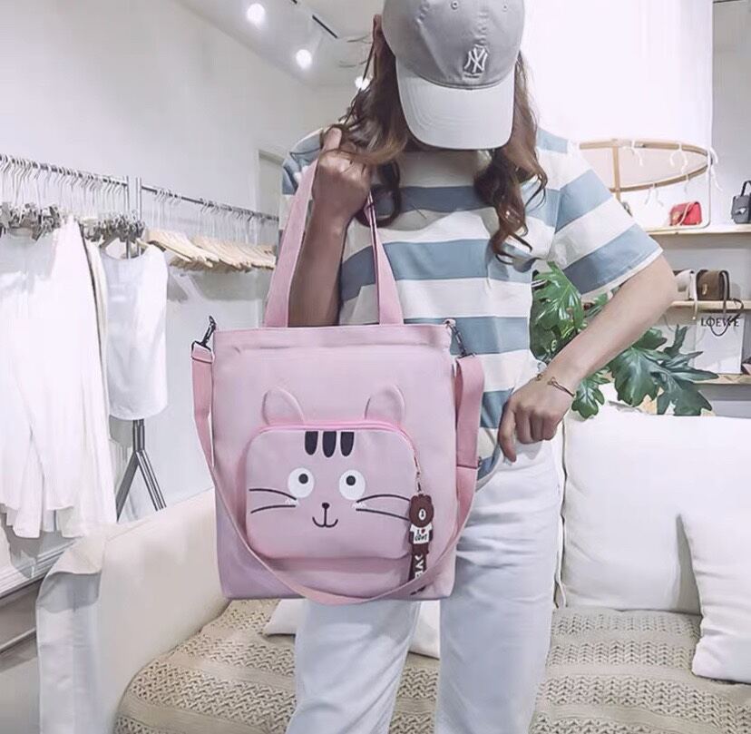 TOTE ĐEO 2 KIỂU _ MÈO RÂU_TT08