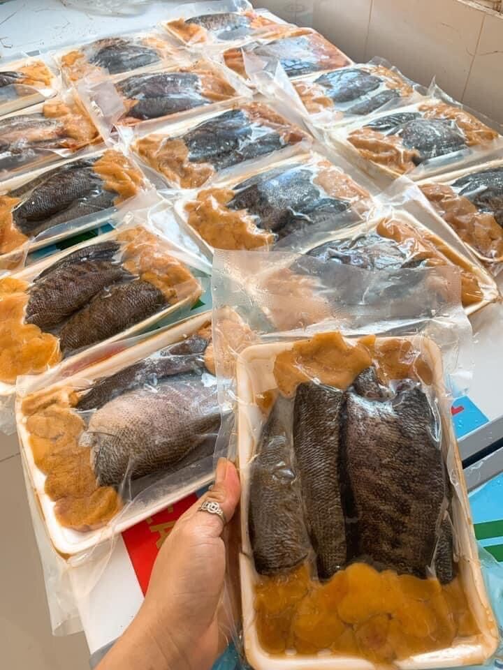 Cá sặc trứng 1 nắng 500g