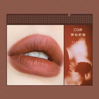 Son kem lì Chocolate Derol không dính cốc Lips Glaze 🍫🍫🍫