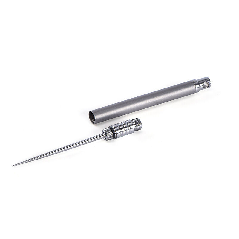 tăm ống titanium edc treo móc khóa