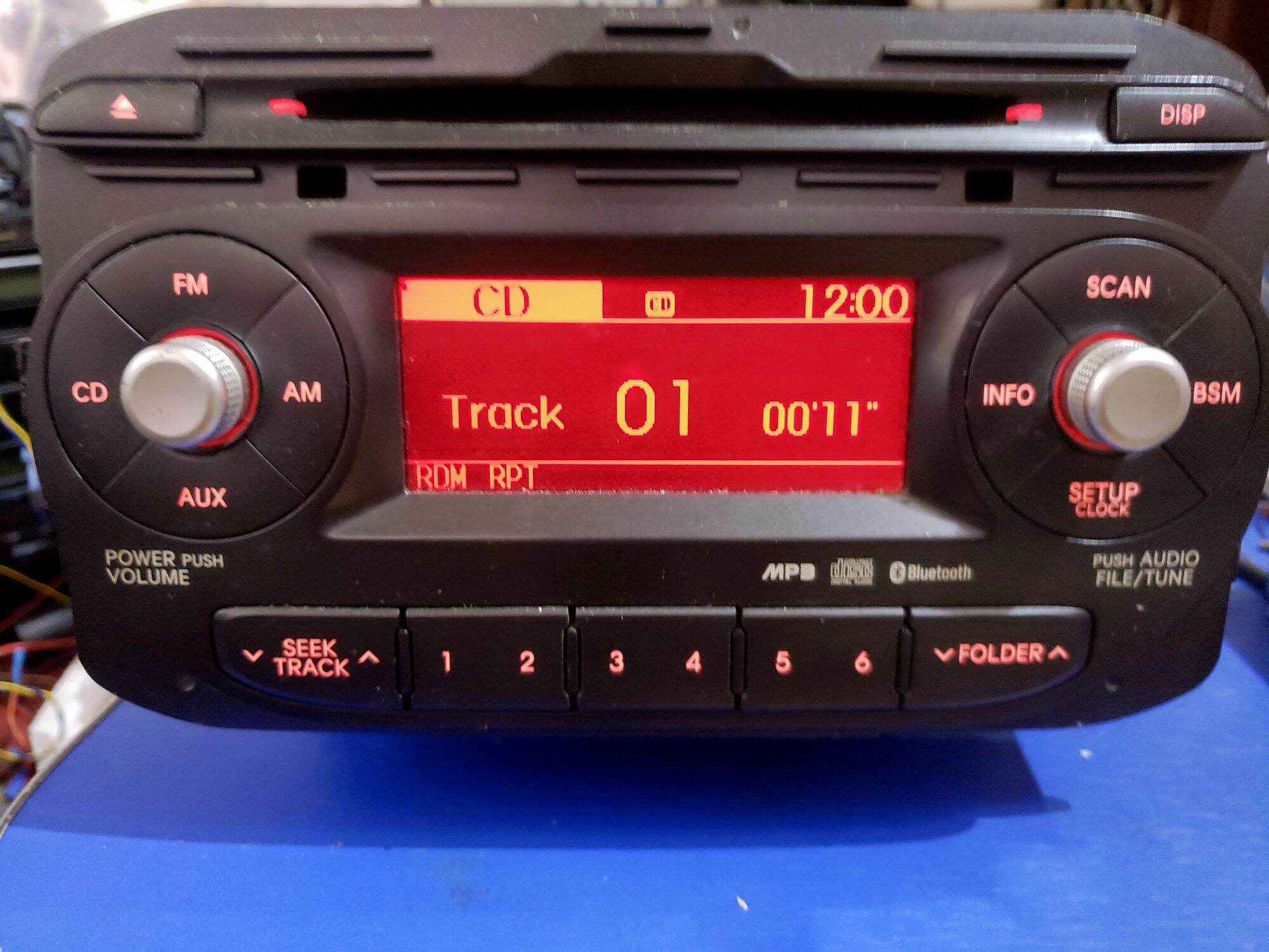 Đầu Bluetooth CD aux Ô tô KIA MORNING 2018