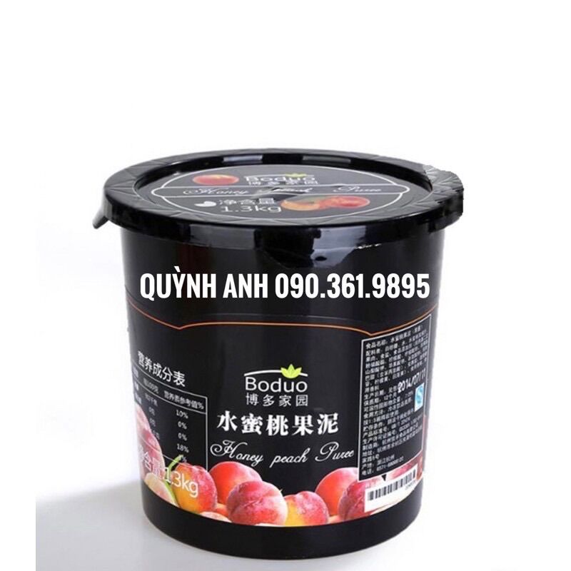 Mứt đào mật ong boduo 1,3kg