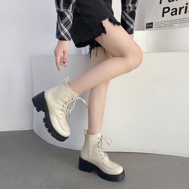 Giày Bốt Cao Gót - Giày Boot Đế Cao