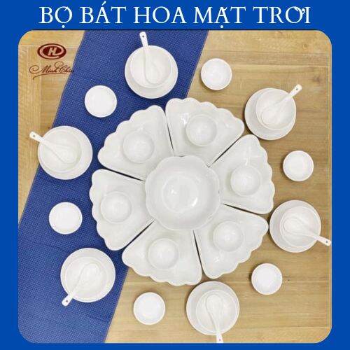 Bộ Hoa Mặt Trời 37 chi tiêt trắng.