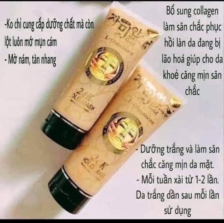 Mặt nạ vàng 24k có tem chuẩn thái lan