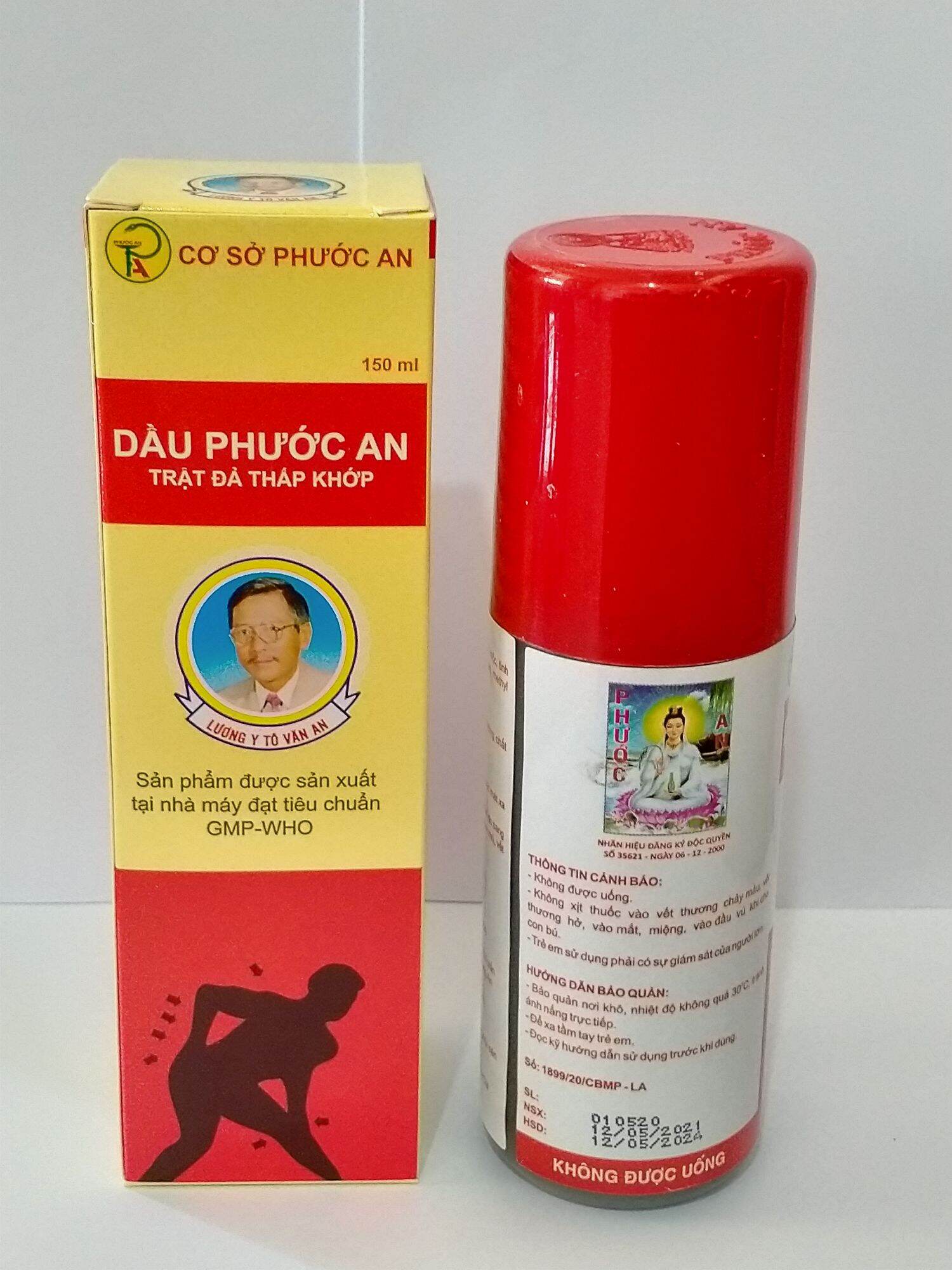 DẦU PHƯỚC AN Chai xịt 150 ml