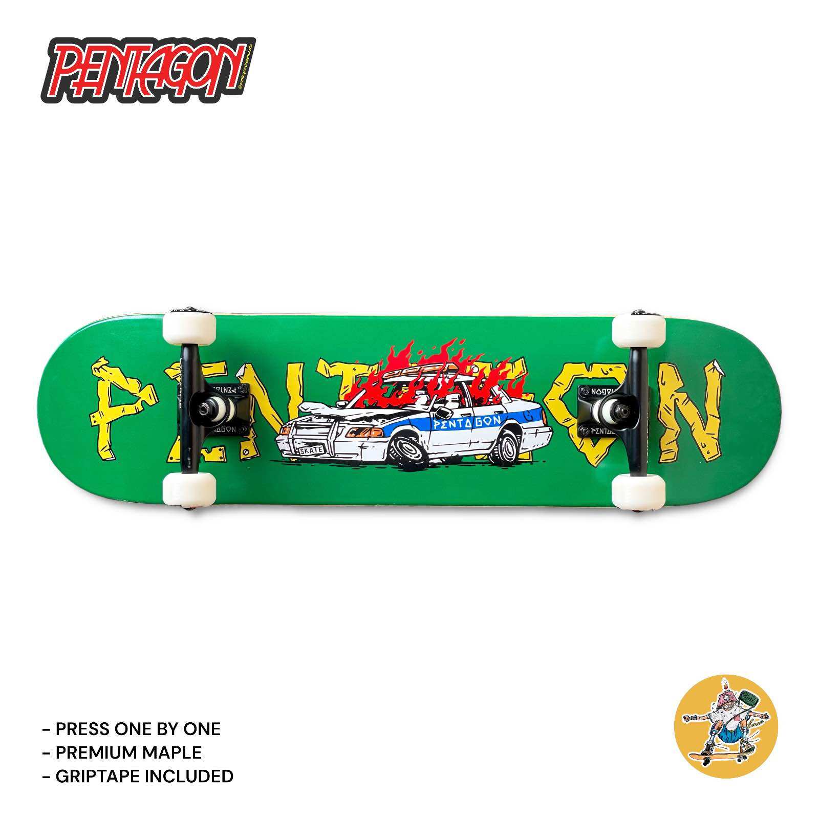 Ván trượt skateboard pentagon ftp custom complete