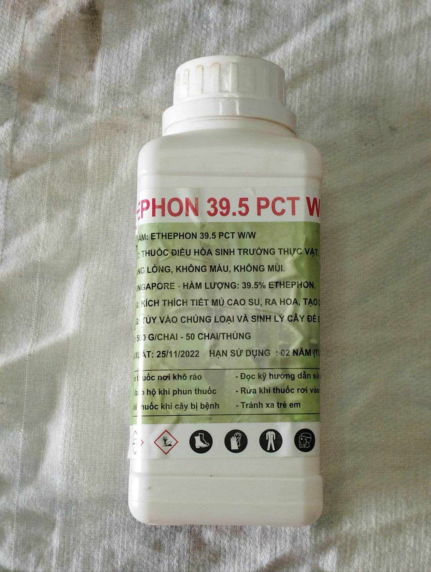 Kích thích tăng sản lượng mủ cao su 39.5℅