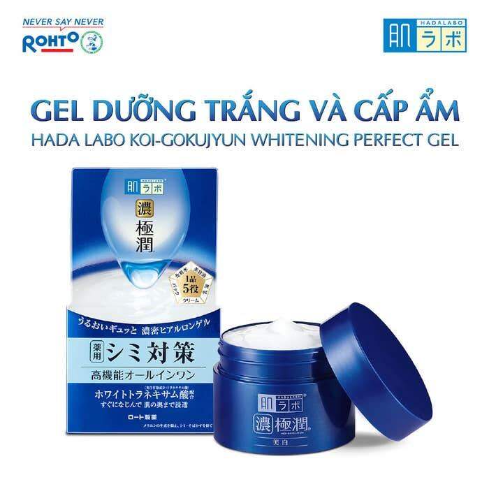 Gel dưỡng trắng Hada Labo Koi-Gokujyun Whitening Perfect Gel 100g hàng nhập khẩu từ Nhật