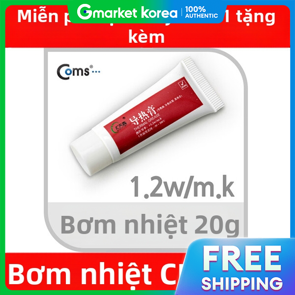 Coms | 1+1 Thermal Grease Cpu Gpu Cooler Cooling Be568 Giá 228,000 Đồng*Miễn phí vận chuyển