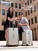 HANKE | Durable and Password-Protected Aluminum Frame Luggage