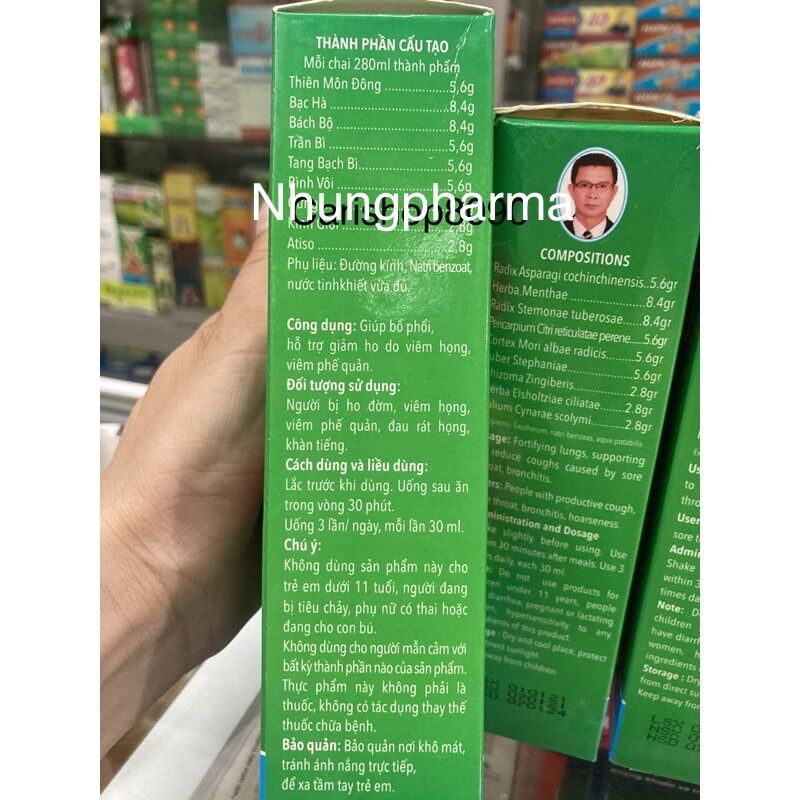 Thiên môn bổ phổi
