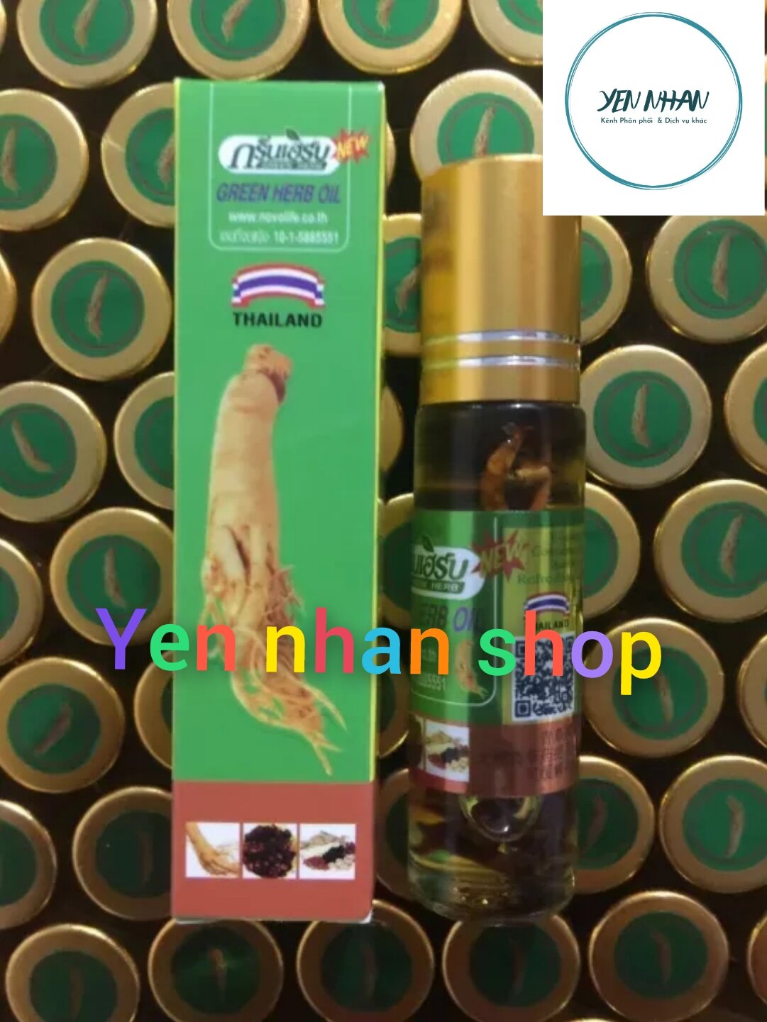 dầu lăn sâm thái lan 10ml (mẫu mới 2022) gảm đau nhứt chân tay
