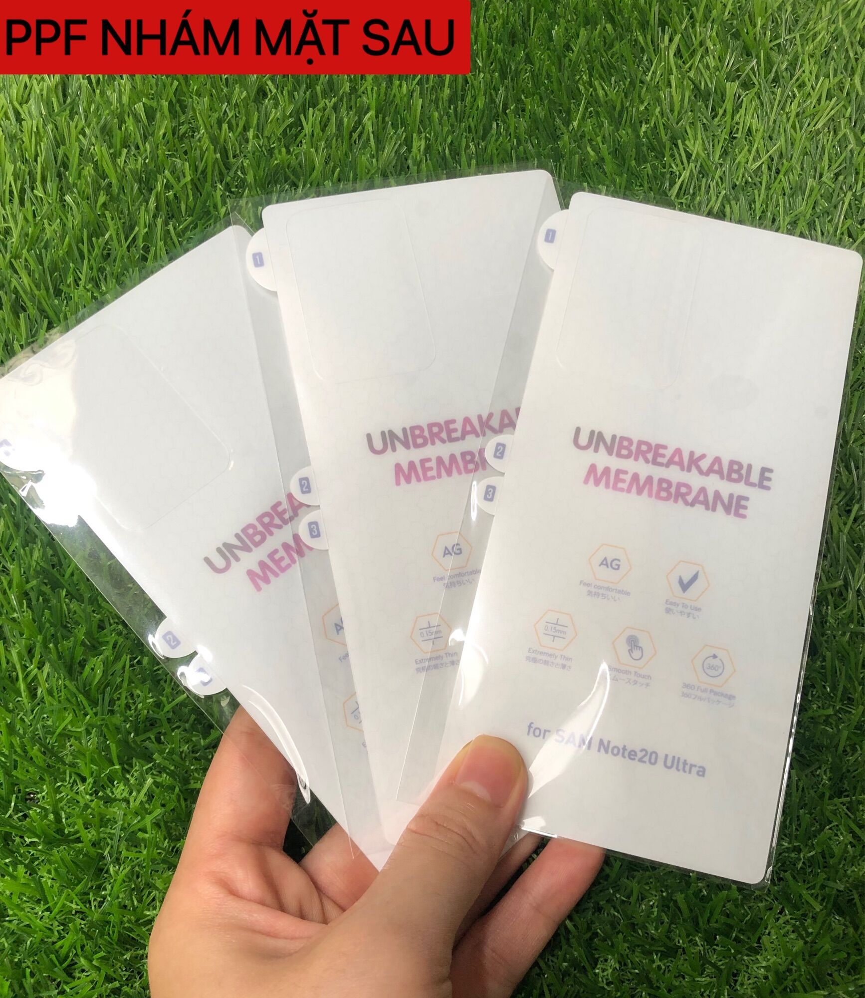 [ MẶT TRƯỚC + MẶT SAU ] DÁN PPF DẺO NHÁM DÀNH CHO SAMSUNG S8/S9 S8+/S9+ S10 S10+ NOTE8/9 NOTE10 NOTE10+