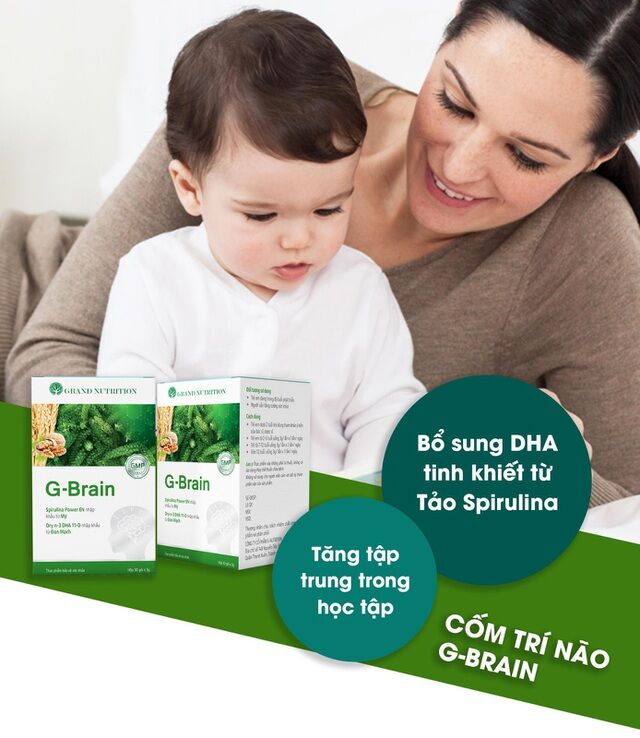 GBRAIN CỐM PHÁT TRIỂN TRÍ NÃO - G BRAIN HỘP 30 GÓI