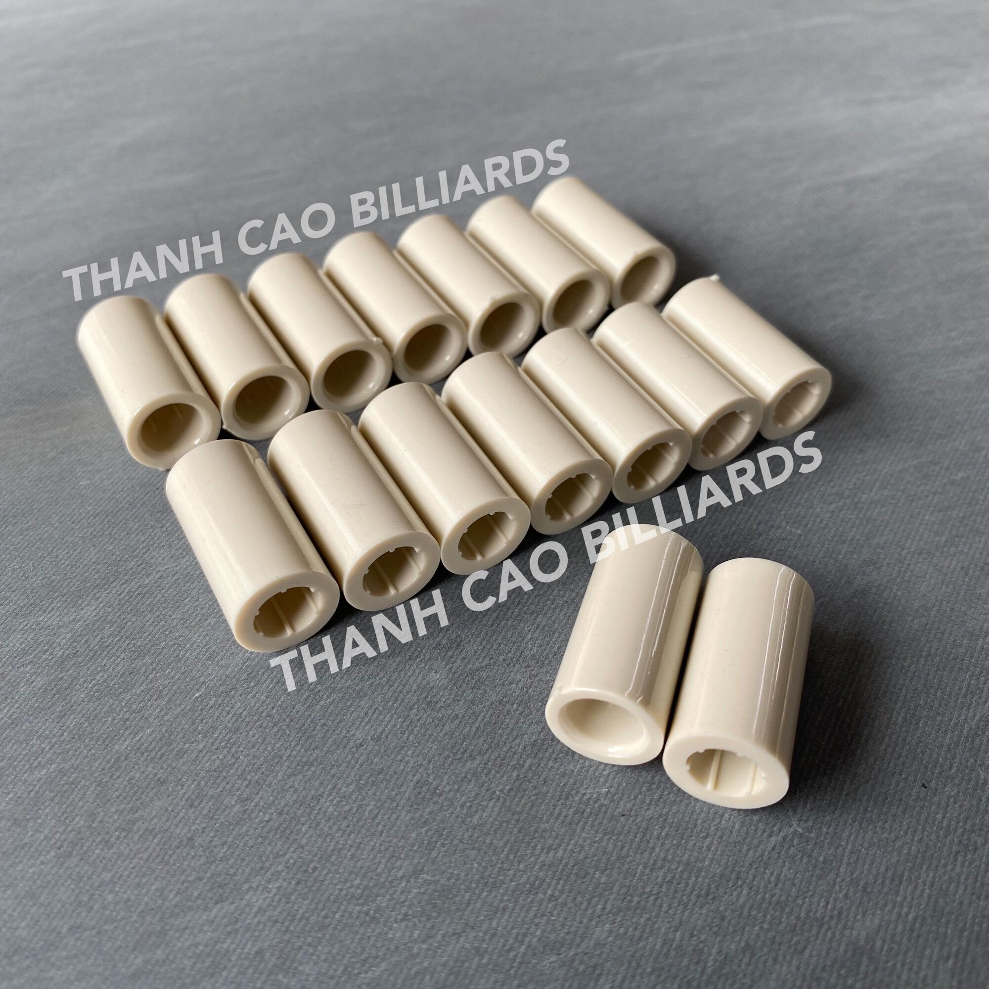 Phíp nhựa cơ bida đường kính 13mm | phíp trắng gậy bi-a