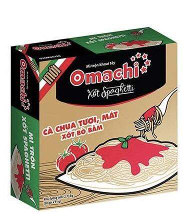 Mì omachi trộn xốt spaghetti thùng 30 goi