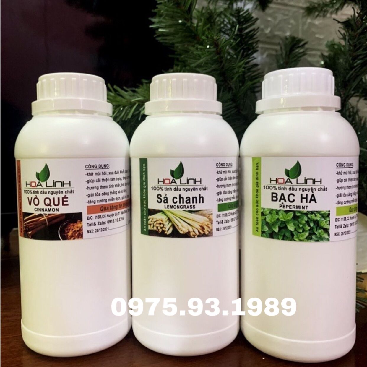 Tinh dầu sả chanh nguyên chất , chai 500ml