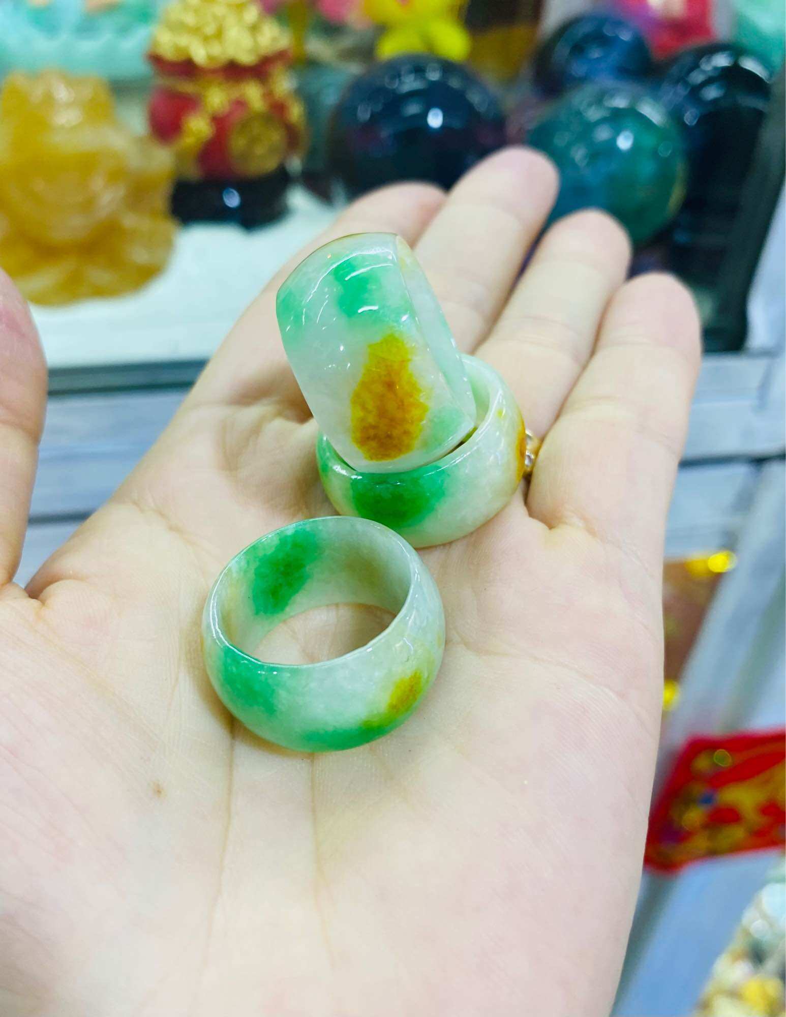 Nhẫn Ngọc đá phú quý