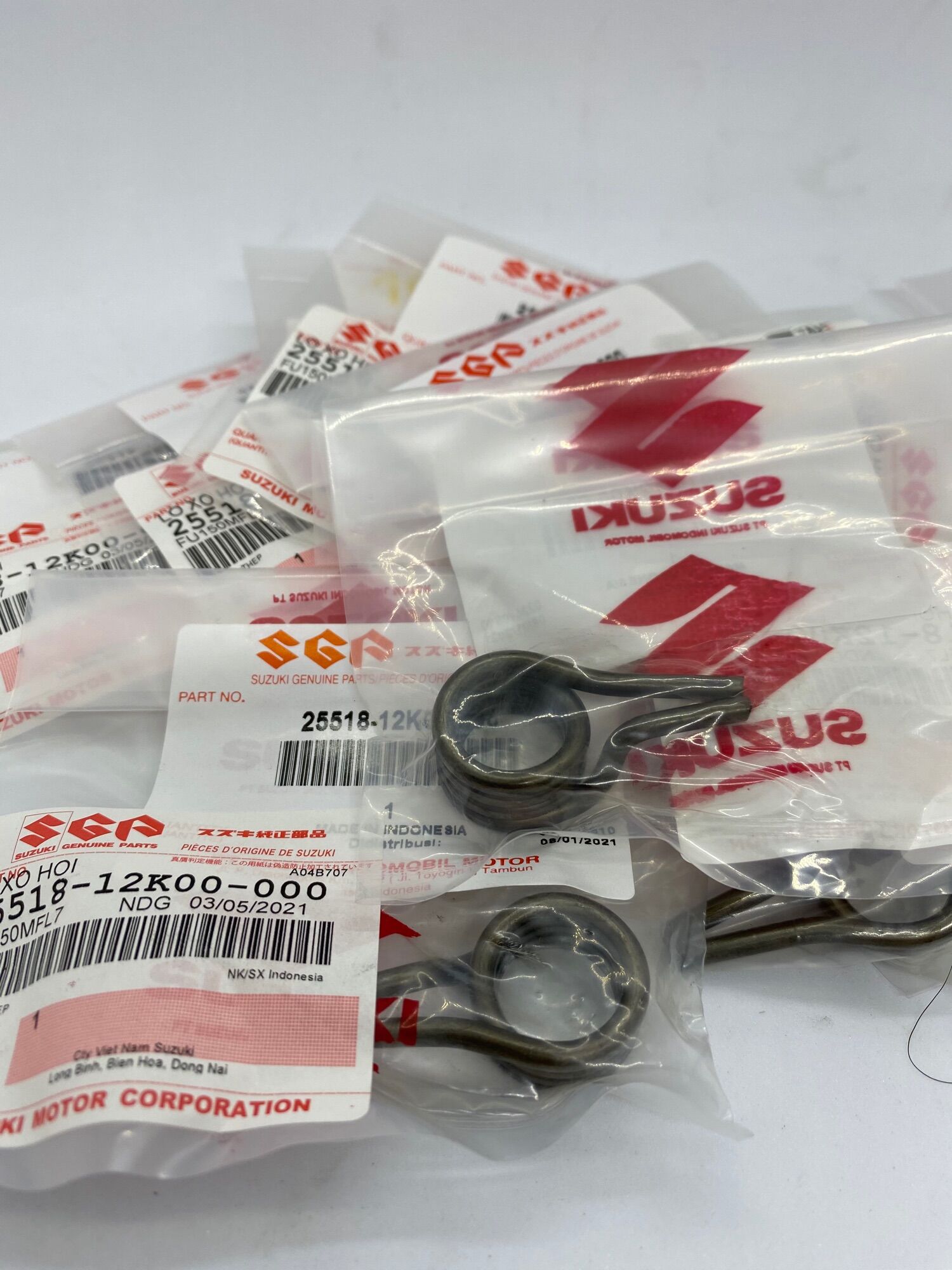 Lò xo cần số satria fi raider fi suzuki