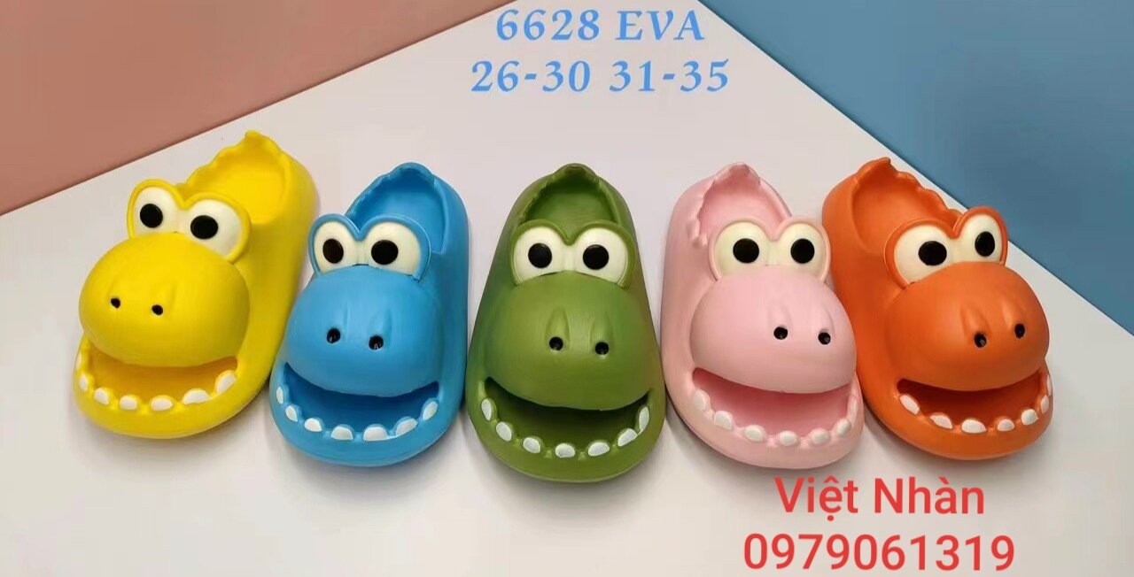 Dép cá sấu dép con ếch cho bé trai bé gái siêu dễ thương chất liệu EVA siêu nhẹ
