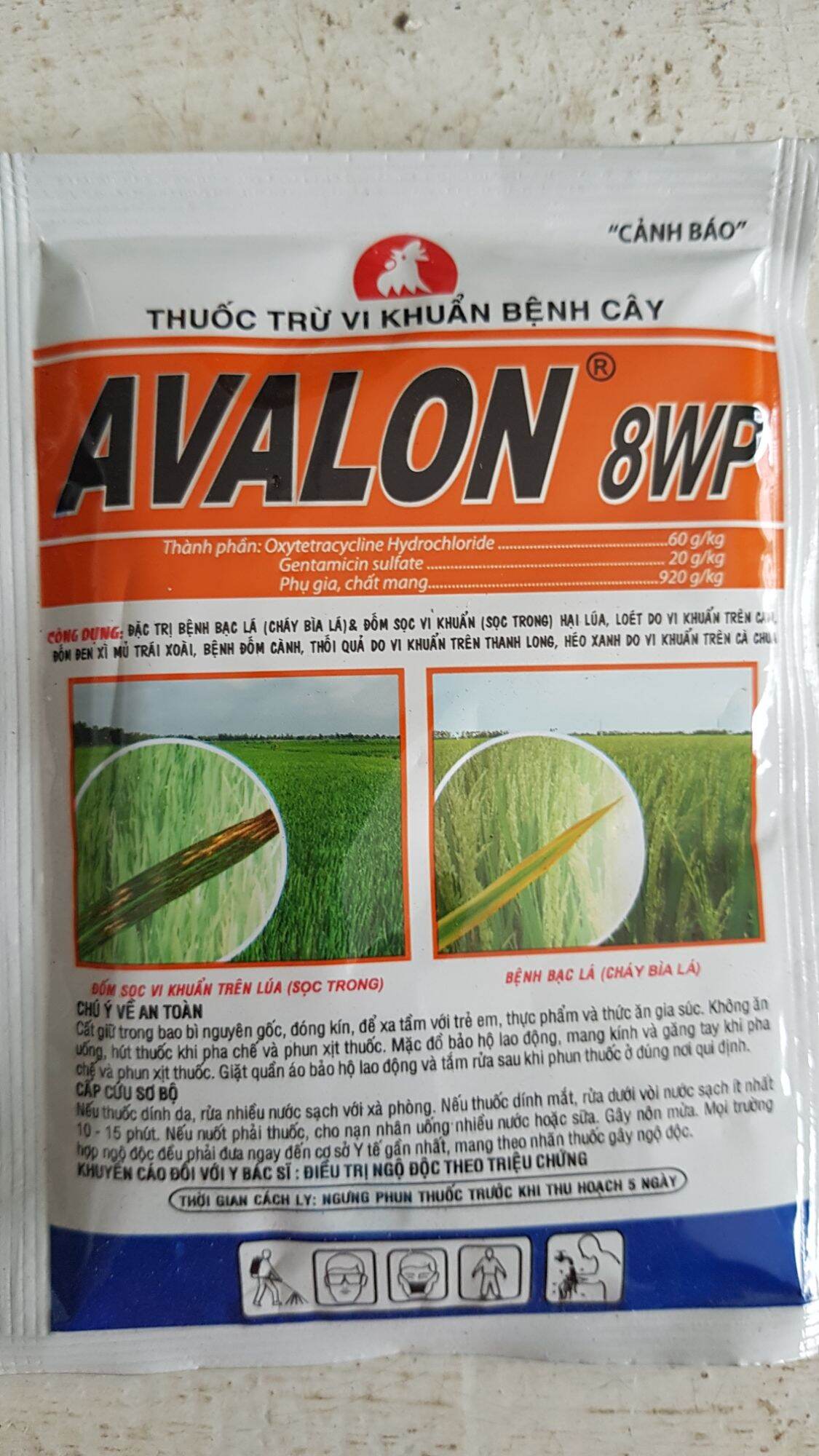 Thuốc trừ vi khuẩn, héo xanh, đốm cành avalon 8wp