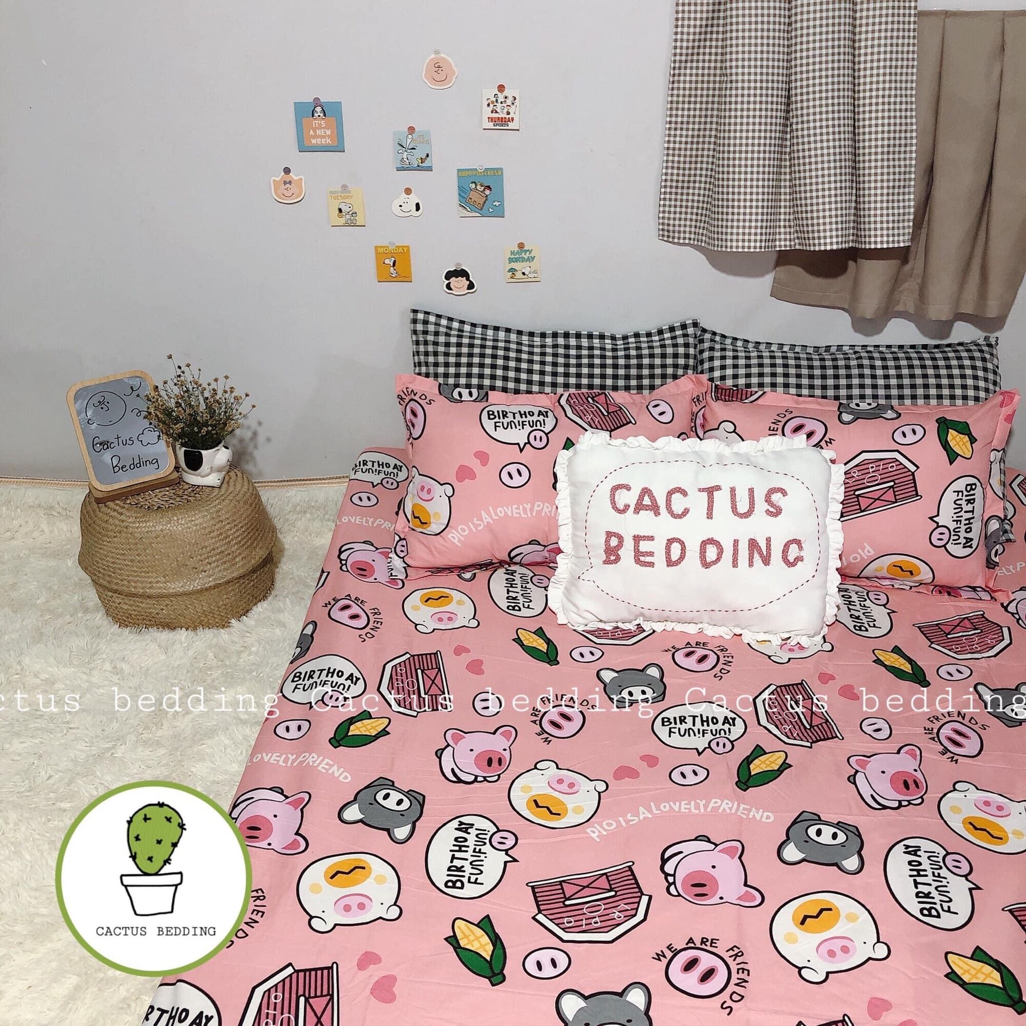 Ga gối cotton poly cao cấp 1 ga chun 2 vỏ gối cao cấp hàng loại 1