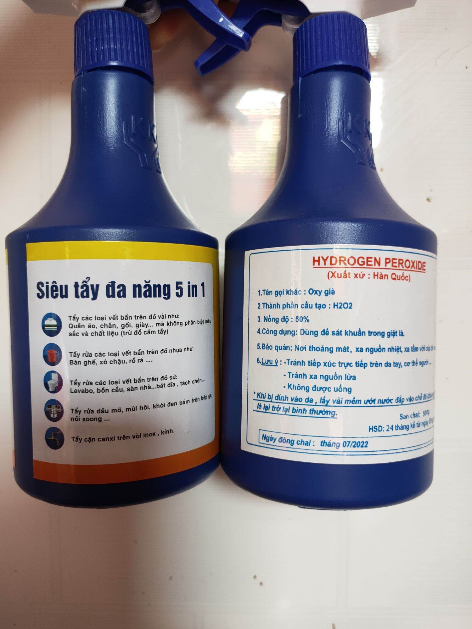 [Nhập RS0822 giảm 30k cho đơn 99k]Nước tẩy đa năng 5 in 1 kingkong
