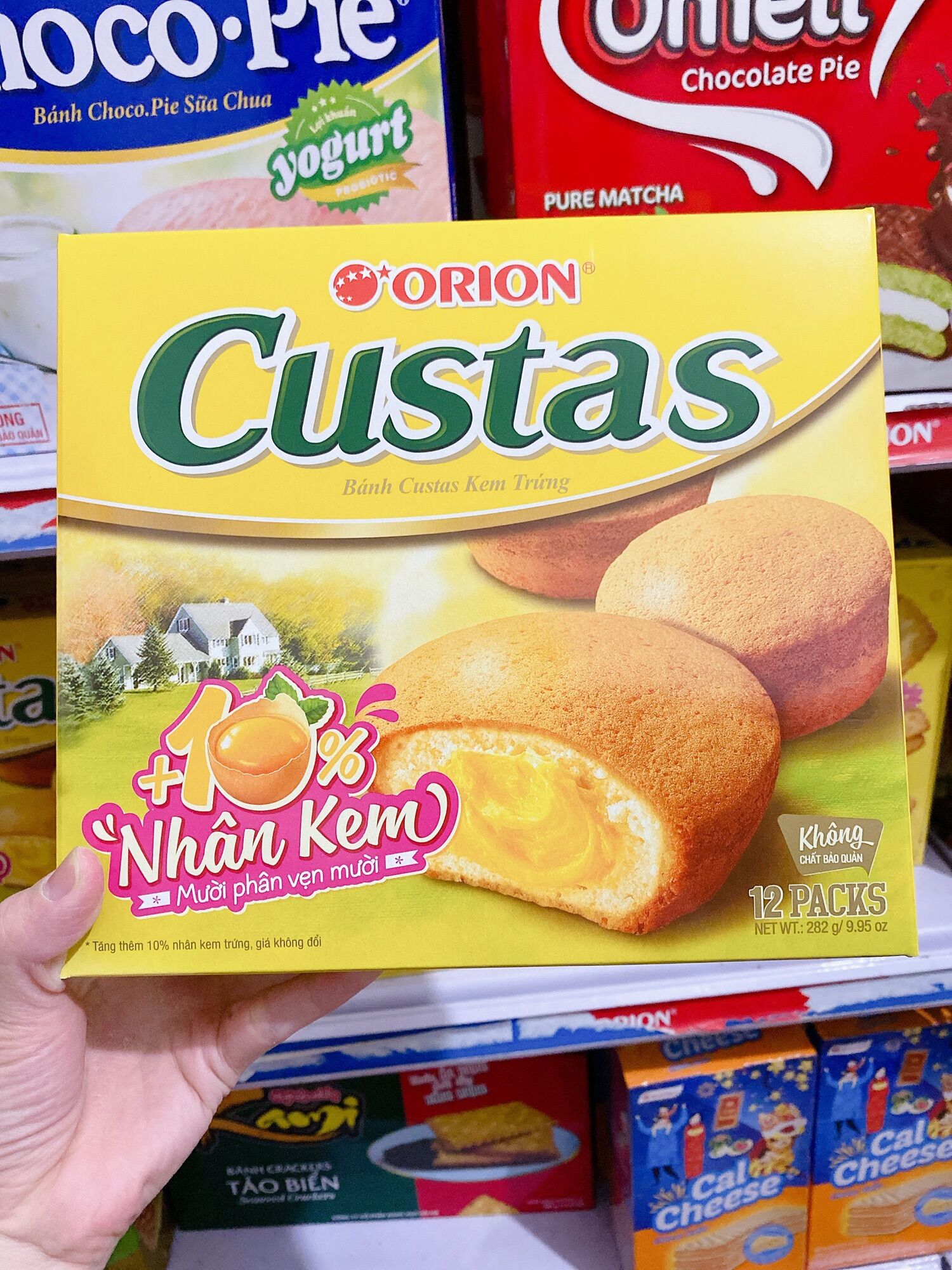 Bánh Trứng Custas Orion Các Vị