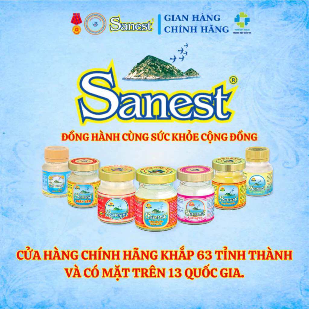 [Hộp Quà Tặng 8 Lọ]  NƯỚC YẾN SANEST 21% LỌ 70ML - 002H8QT. 