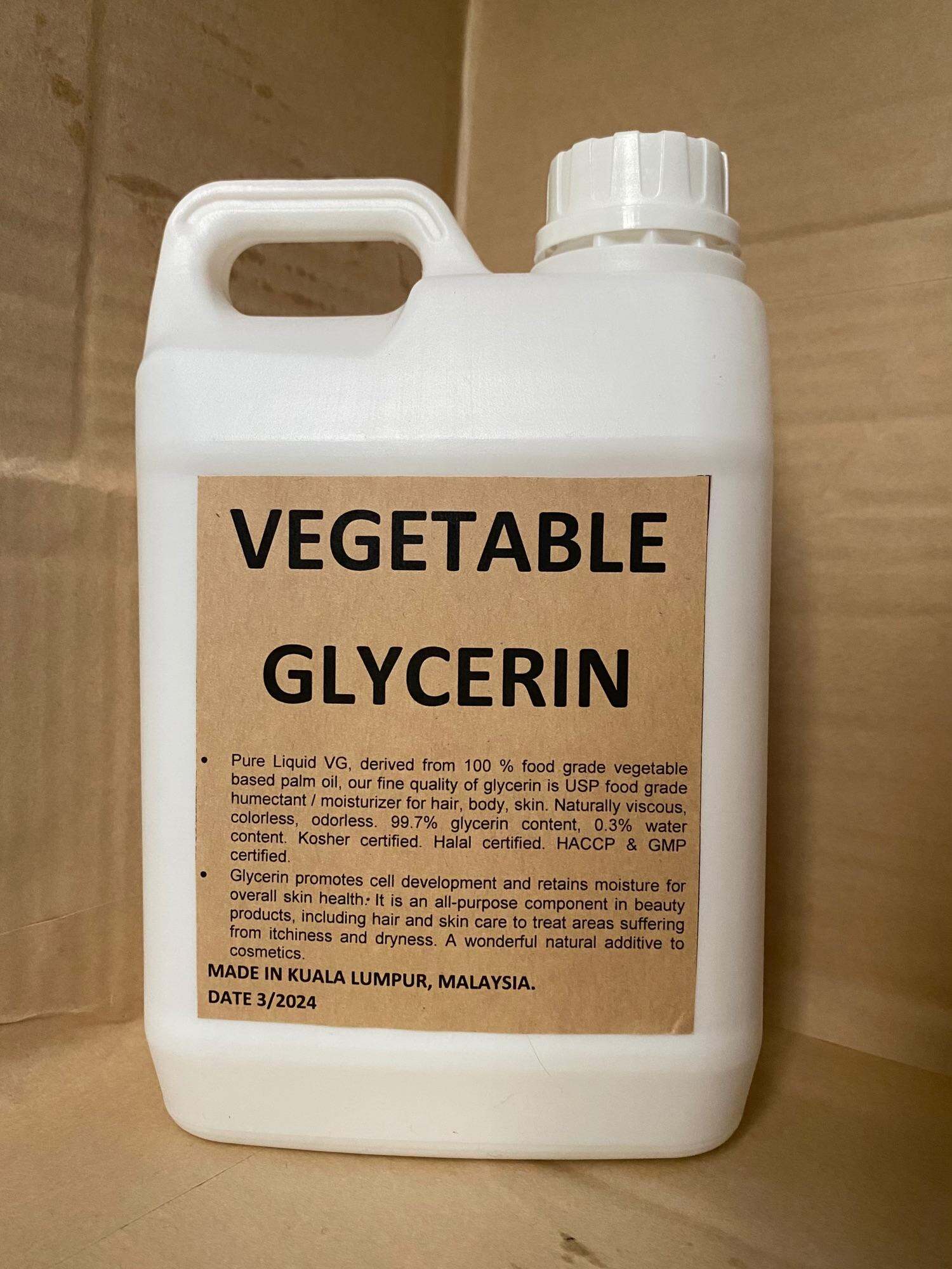Glycerin thực vật| dưỡng ẩm trong Mỹ phẩm, dùng trong thực phẩm| bình 6kg| hàng Malaysia