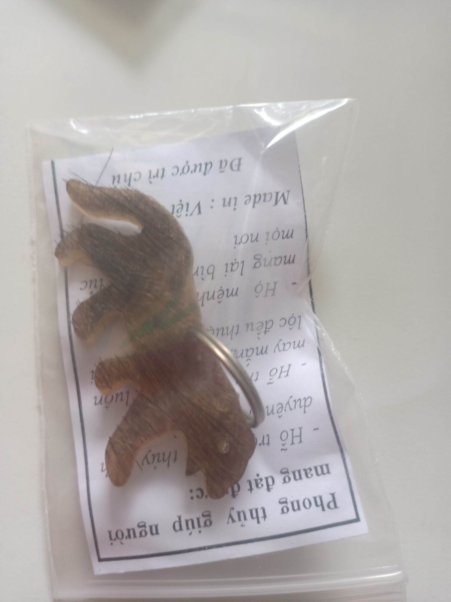 Móc khóa con giáp làm bằng da trâu (50k/1con)