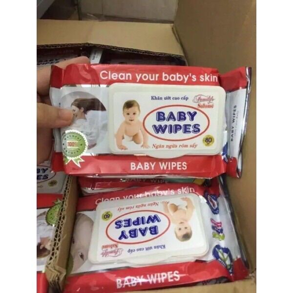 Khăn ướt Baby Wipes gói 80 tờ.
