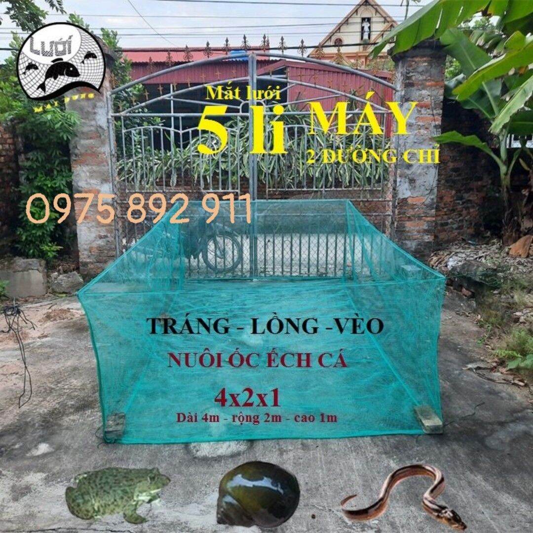 Tráng , lồng , vèo nuôi ốc ếch 4x2x1